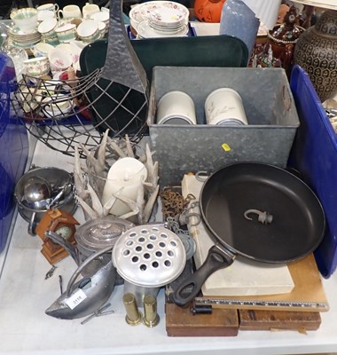 Lot 3118 - General household effects, to include a walnut...