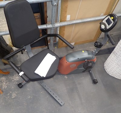 Lot 2556 - An Impex Marcy magnetic resistance recumbent...