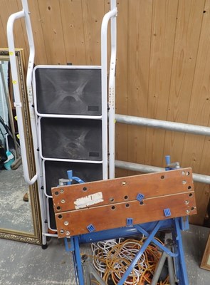 Lot 2563 - A Workmate, together with a step ladder, etc....