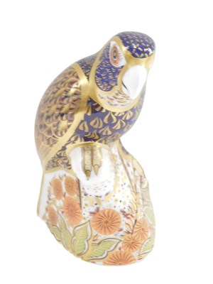 Lot 487 - A Royal Crown Derby porcelain paperweight, of...