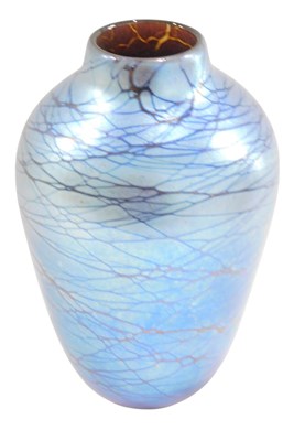 Lot 505 - A purple and blue iridescent Art Glass...