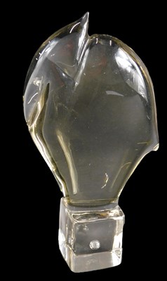 Lot 510 - A 20thC Art Glass sculpture, modelled on a...