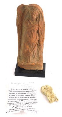 Lot 525 - An ancient Romano-Egyptian female terracotta...