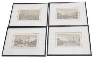 Lot 604 - A set of four reproduction engravings, each...