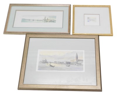 Lot 605 - 20thC School. Venice, watercolour, 16cm x 22cm,...