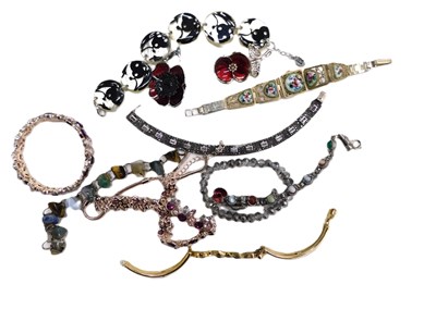 Lot 469 - Costume jewellery and watches, including...