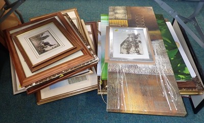 Lot 3163 - Various pictures, prints, etc., to include...