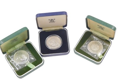 Lot 549 - A George V Silver Jubilee Crown 1935, and two...