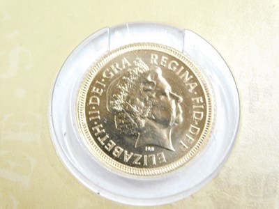 Lot 550 - A Queen Elizabeth II half sovereign 2002 for...
