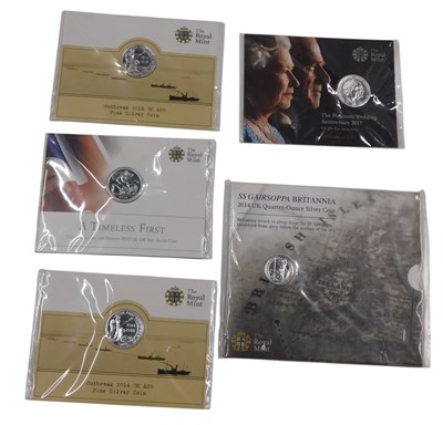Lot 557 - A Royal Mint Platinum Wedding Anniversary 2017...