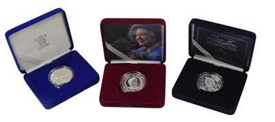 Lot 562 - A silver proof memorial crown, of Her Majesty...