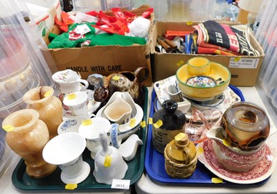 Lot 2033 - Christmas stockings and clothing, etc.,...