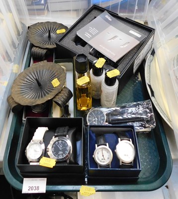Lot 2038 - Toiletries, including Denim Aftershave, etc,...