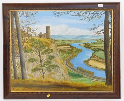 Lot 2052 - Sonia Bramma. Kinnoull Hill and Tower over the...