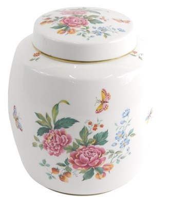 Lot 1103 - A Royal Crown Derby Derby Days pattern ginger...