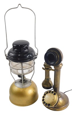 Lot 1128 - A black enamel gilt metal and glass Tilley...