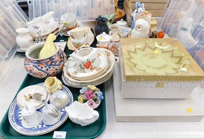 Lot 2076 - Ceramic items, including Duchess milk jugs,...