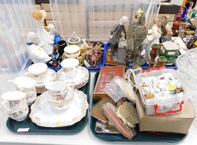 Lot 2077 - A white and gilt highlighted part tea service,...