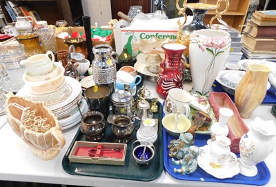 Lot 2082 - Metalware, ceramics and glassware, including...