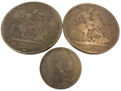 Lot 403 - A group of Georgian silver coinage, comprising...