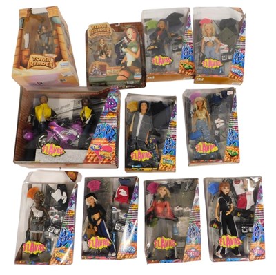 Lot 455 - Various Flavas dolls, together with a Tomb...