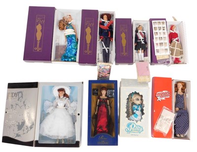 Lot 459 - A group of dolls, to include Rose from James...