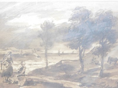 Lot 300 - Sir Francis Grant (1803-1878). Coastal scene...