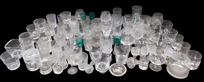 Lot 810 - A quantity of cut and other glass, to include...