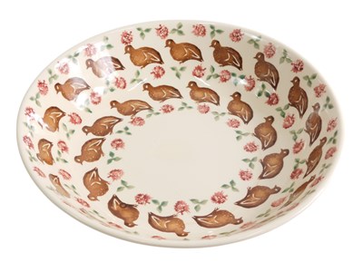 Lot 838 - A Bridgewater pottery spongeware bowl,...