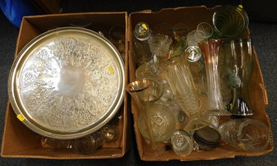 Lot 2056 - Glassware, including drinking glasses,...
