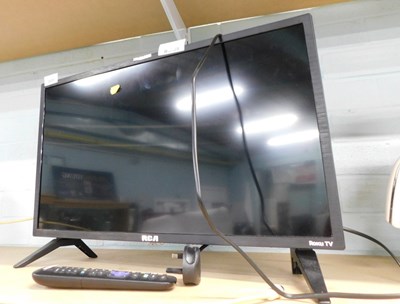 Lot 2005 - An RCA 24" television, with lead and remote.