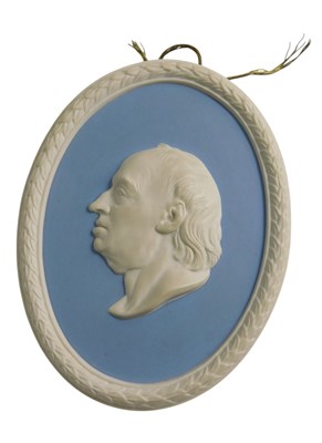Lot 160 - A Wedgwood Jasperware medallion, specially...