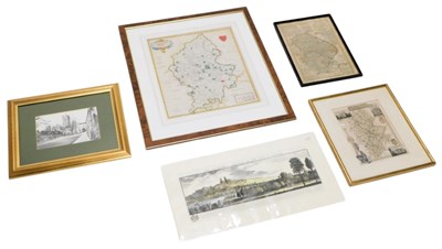 Lot 634 - After Robert Morden. Map of...