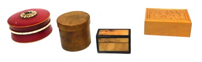 Lot 807 - Miscellaneous boxes, to include an Oriental...