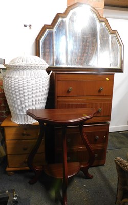 Lot 1034 - A group of furniture, comprising a white...