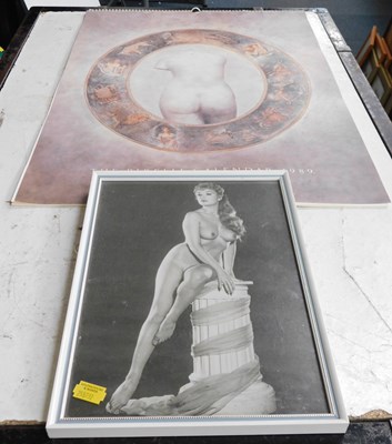 Lot 2006 - A 1989 Pirelli calendar, and a photograph of a...