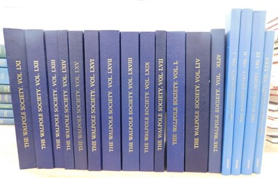 Lot 680 - Walpole Society Journal.- publisher's boards,...