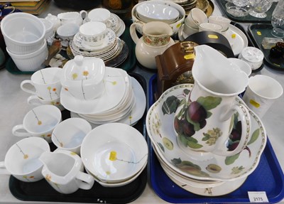 Lot 2175 - Ceramics, including a large Queens ware bowl,...