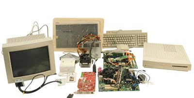 Lot 206 - An Apple Macintosh desktop computer,...
