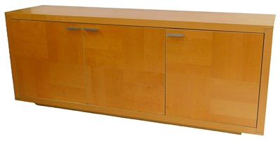 Lot 545 - An Italian contemporary laminate sideboard,...