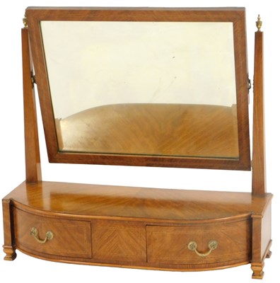 Lot 547 - A Victorian walnut and cross banded swing...