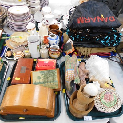 Lot 2169 - Chinese worry balls, a cigarette case, cased...