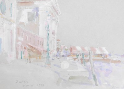 Lot 612 - John Stanton Ward (1917-2007). Zattere, Venice,...