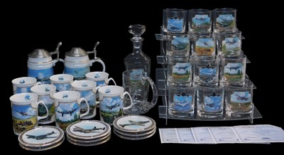 Lot 245 - A group of aviation related ceramics, to...