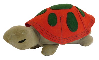 Lot 291 - A Merrythought tortoise, with a red and green...