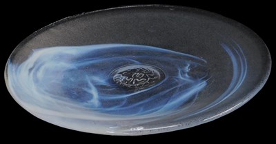Lot 302 - A Kosta Boda frosted glass dish, designed by...