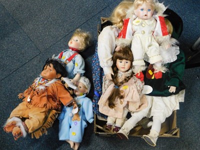 Lot 2244 - Large size dolls. (1 box).