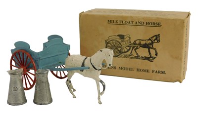 Lot 103 - A Britains diecast milk float and horse,...