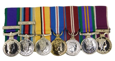 Lot 194 - A group of Elizabeth II miniature medals,...