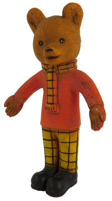Lot 128 - A vintage 1960s/1970s rubber Rupert Bear,...